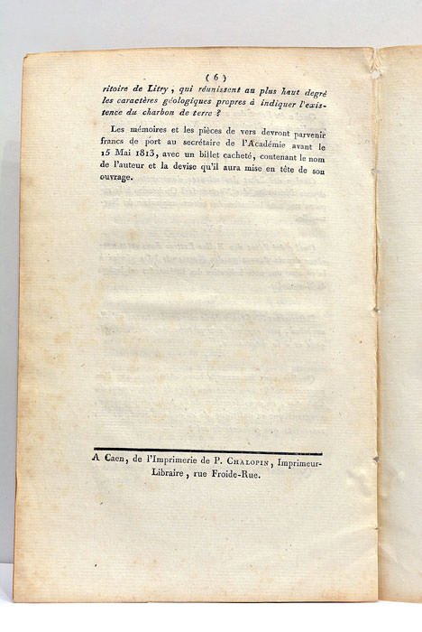 ACADÉMIE DES SCIENCES, ARTS ET BELLES-LETTRES DE LA VILLE DE …