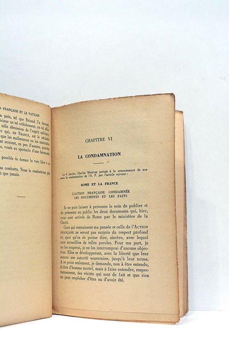 "ACTION FRANÇAISE" (L') et le Vatican. Préface de Charles Maurras …