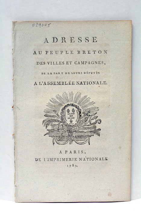 Adresse au peuple breton des villes et campagnes, de la …