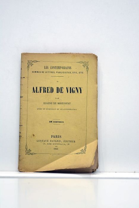 Alfred de Vigny. Avec un portrait et un autographe.