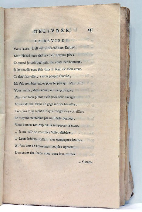 ALLEMAGNE DELIVREE (L'), OU DIALOGUE DRAMATIQUE, en vers francois, entre …