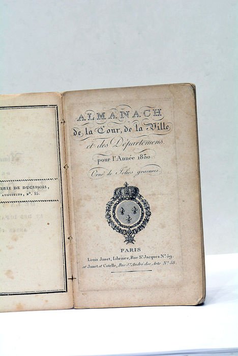 ALMANACH DE LA COUR DE LA VILLE, et des départements. …