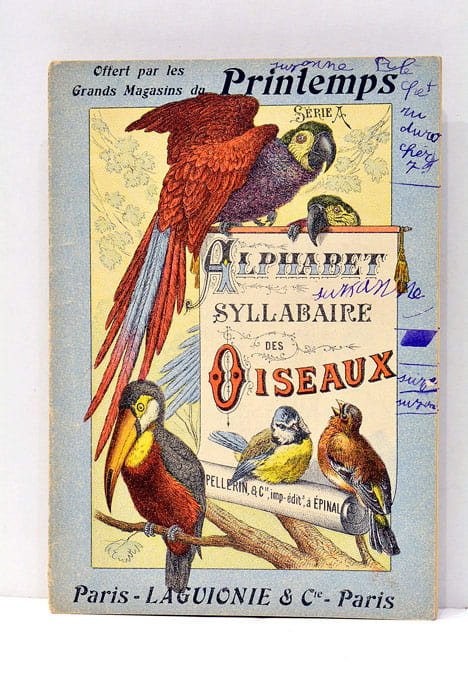 ALPHABET SYLLABAIRE des oiseaux. Offert par les Grands Magasins du …