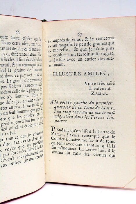 Amilec, ou la Graine d'Hommes. RELIÉ AVEC: De l'Homme et …