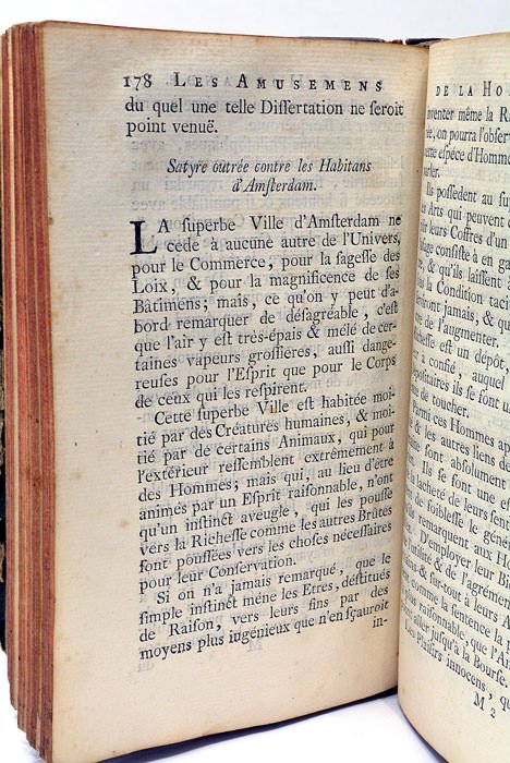 AMUSEMENS DE LA HOLLANDE (Les), avec des Remarques nouvelles et …