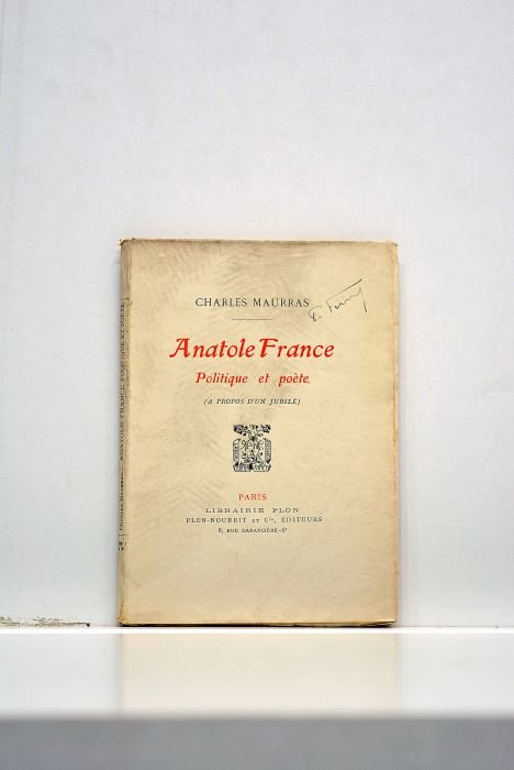 Anatole France, politique et poète (à propòs d'un jubilé).