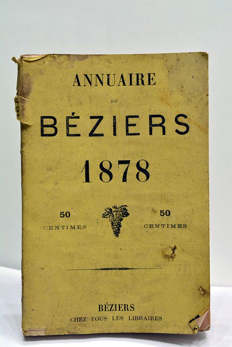 ANNUAIRE DE BÉZIERS 1878.