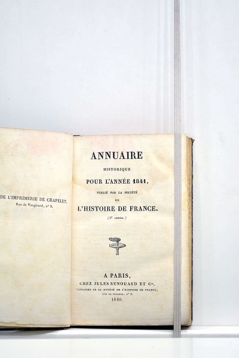 ANNUAIRE historique pour l'année 1841, publié par la société de …