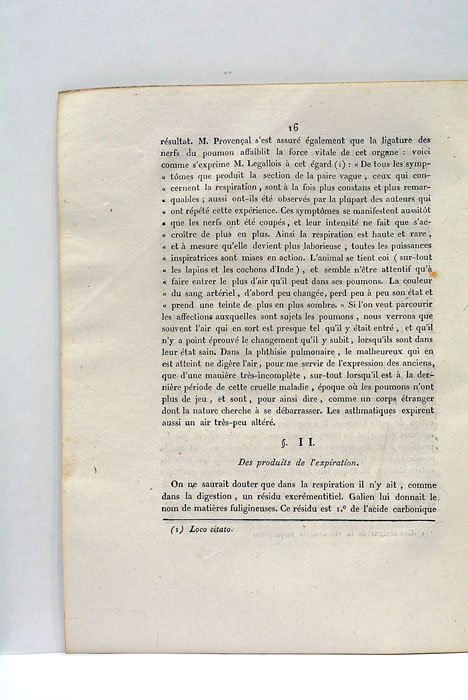Aperçu physiologique sur la respiration. Tribut académique, présenté et publiquement …