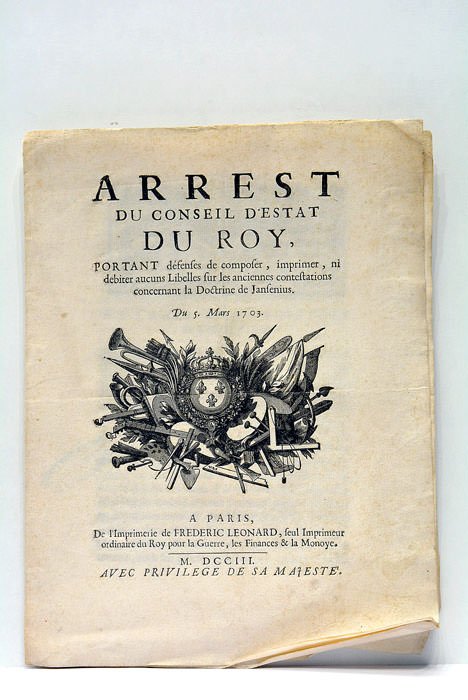 ARREST DU CONSEIL D'ESTAT DU ROY, portant défenses de composer, …