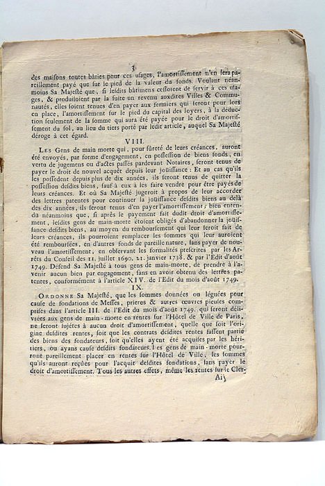 ARREST DU CONSEIL D'ESTAT DU ROY, Servant de reglement pour …