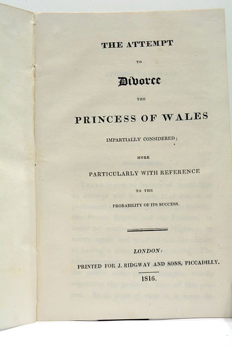 ATTEMPT TO DIVORCE (The) the Princess of Wales impartially considered; …