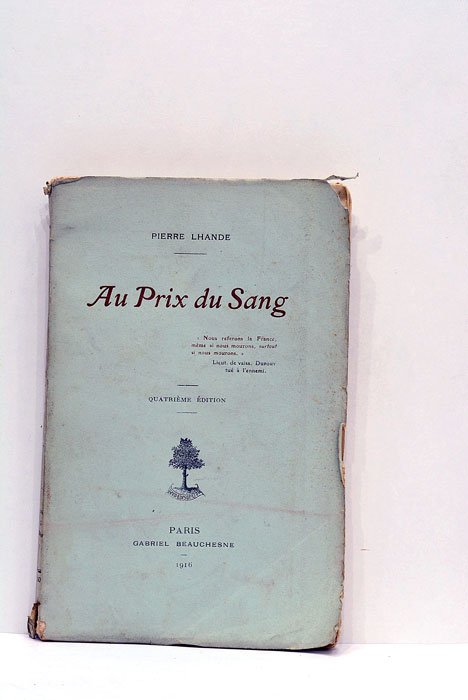 Au prix du sang.