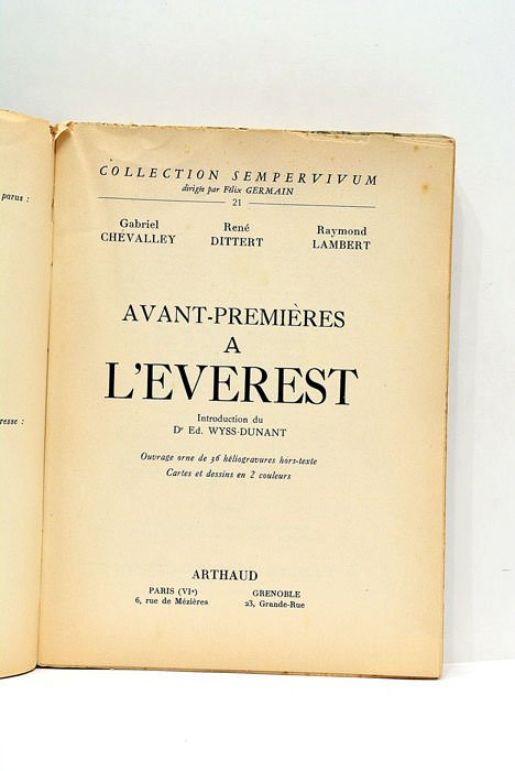 Avant-premières à l'Everest.