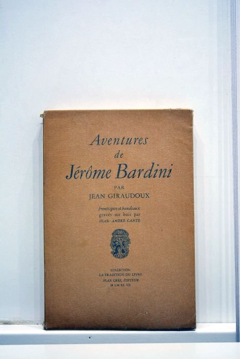 Aventures de Jérôme Bardini. Frontispice et bandeaux gravés sur bois …