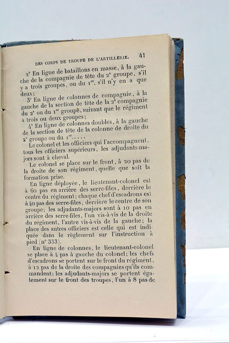 BASES GÉNÉRALES DE L'INSTRUCTION DES CORPS DE TROUPE DE L'ARTILLERIE, …