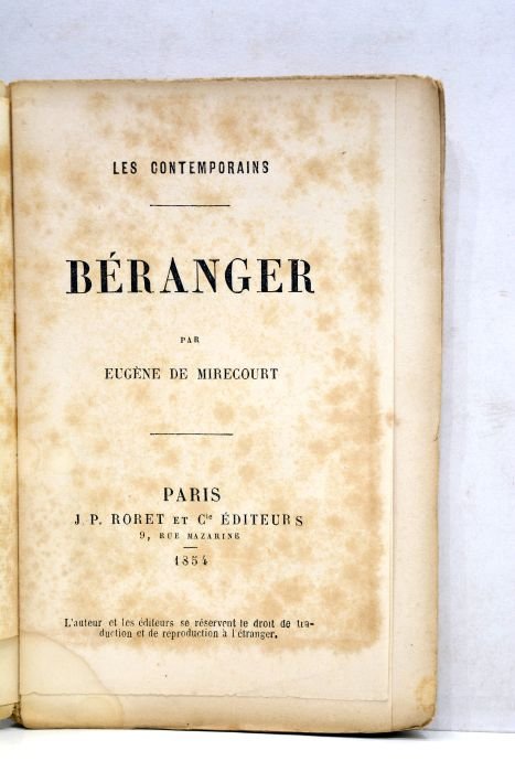 Béranger.