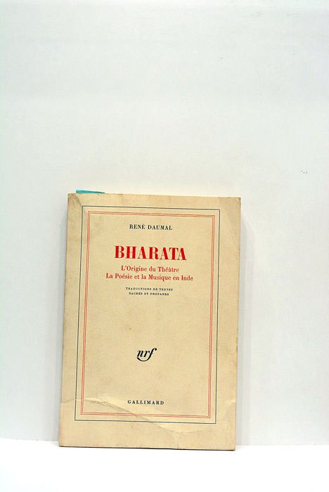 Bharata. L'origine du Théâtre, la Poésie et la Musique en …
