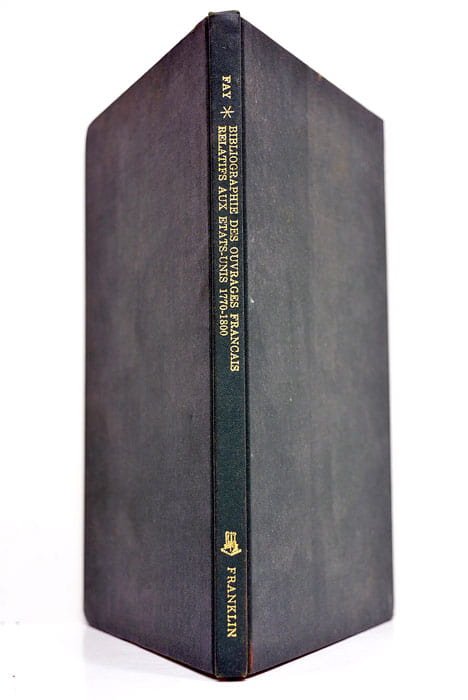 Bibliographie critique des ouvrages Français relatifs aux États-Unis (1700-1800).