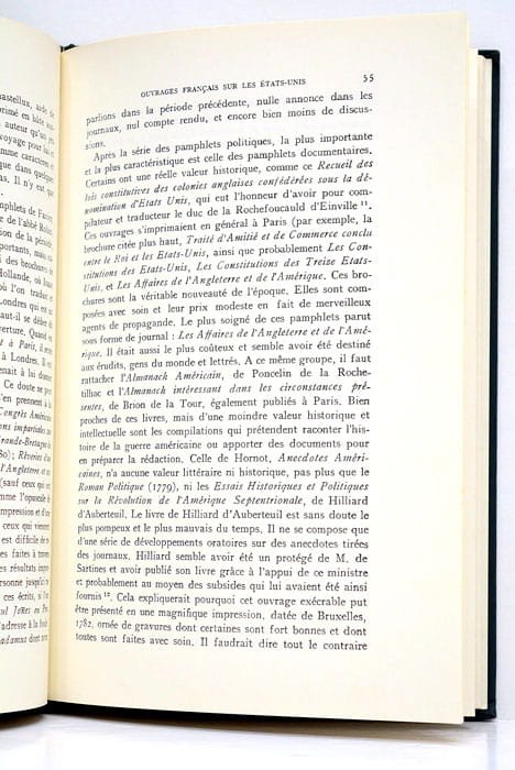 Bibliographie critique des ouvrages Français relatifs aux États-Unis (1700-1800).