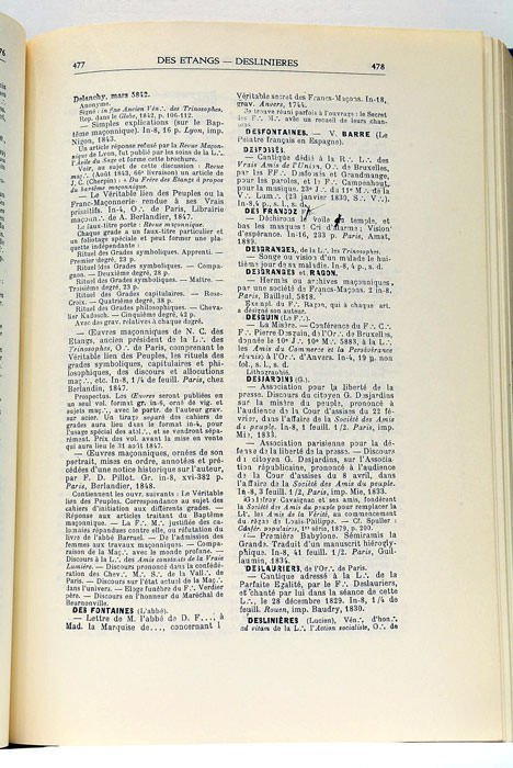 Bibliographie de la Franc-Maçonnerie et des sociétés secrètes.(Langue française et …