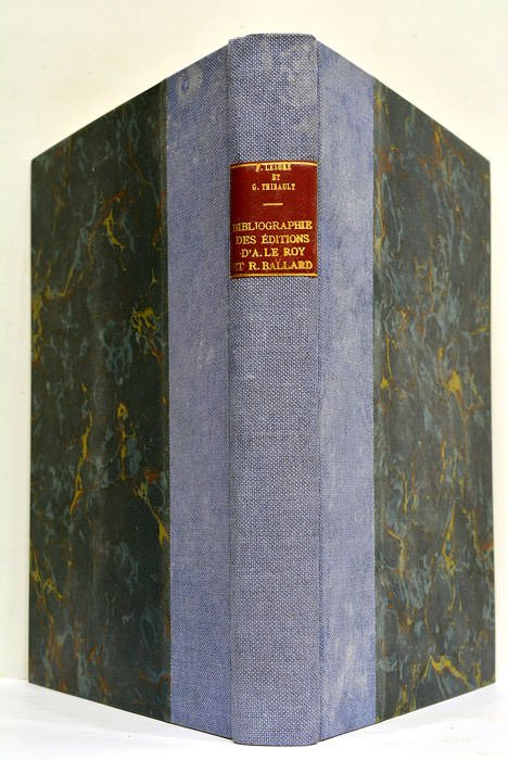 Bibliographie des éditions d'Adrian le Roy et Robert Ballard (1551-1598).