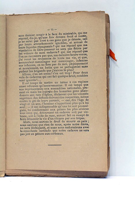 Bibliothèque anti-cléricale. A bas la calotte ! Premier volume. Premier …