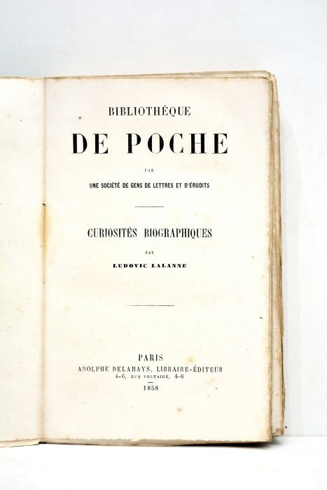 Bibliothèque de poche par une société de gens de lettres …