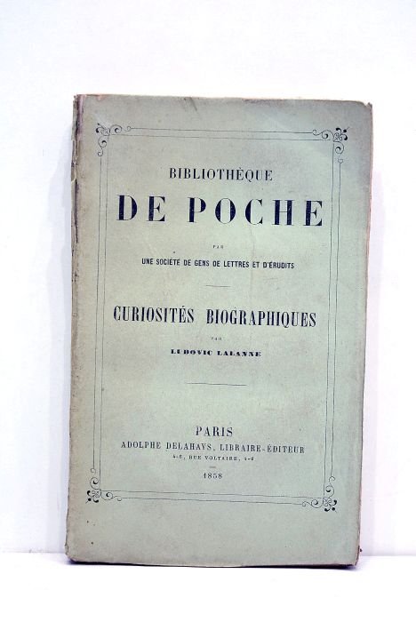 Bibliothèque de poche par une société de gens de lettres …