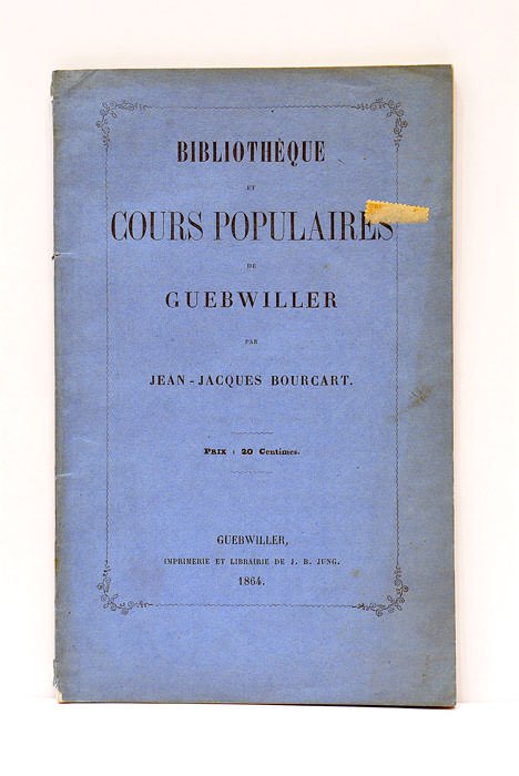 Bibliothèque et Cours Populaires de Guebwiller.