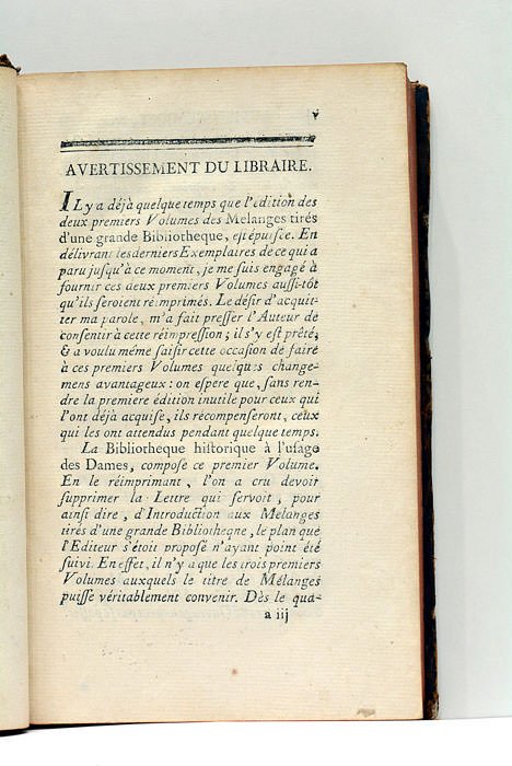 BIBLIOTHÈQUE HISTORIQUE À L'USAGE DES DAMES. Nouvelle édition, corrigée.