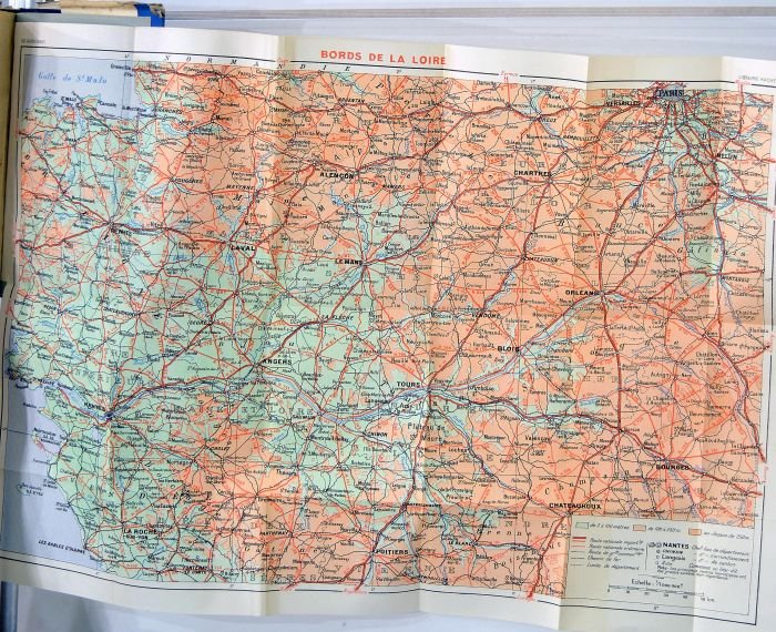 BORDS de la Loire. Maine, Orléanais, Touraine, Anjou.