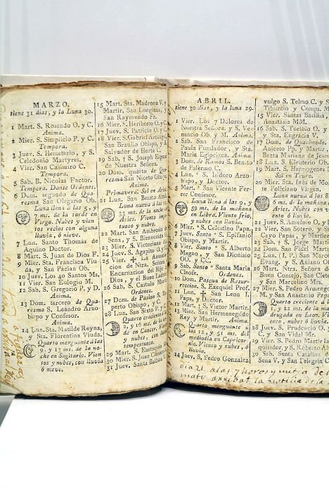 CALENDARIO del año 1809. Arreglado exactâmente con el Dietario Eclesiastico …