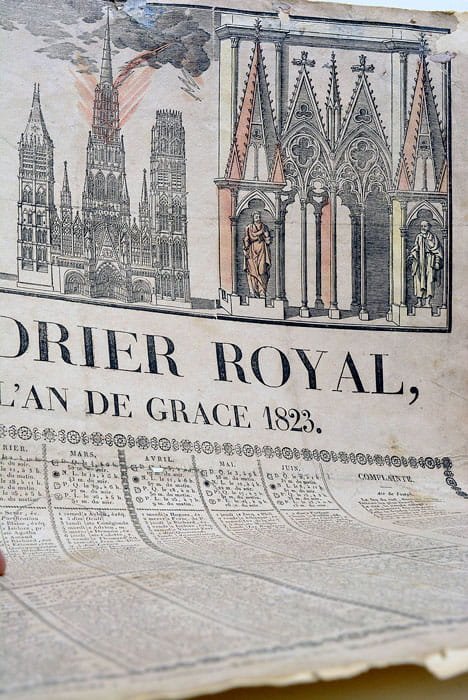 CALENDRIER Royal pour l'an de Grace 1823.