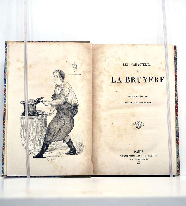Caractères. Nouvelle édition. Ornée de Gravures.