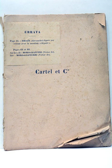 Cartel et cie. Caricatures inédites d'après nature.