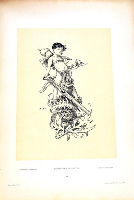Cartes et Vignettes. Croquis et motifs pour cartes de vins, …