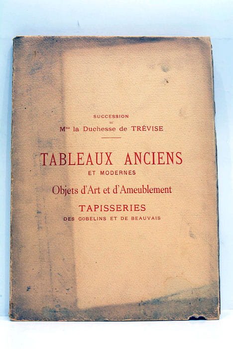 CATALOGUE DE TABLEAUX ANCIENS et modernes. Dessins, Aquarelles, Pastel, Goaches, …
