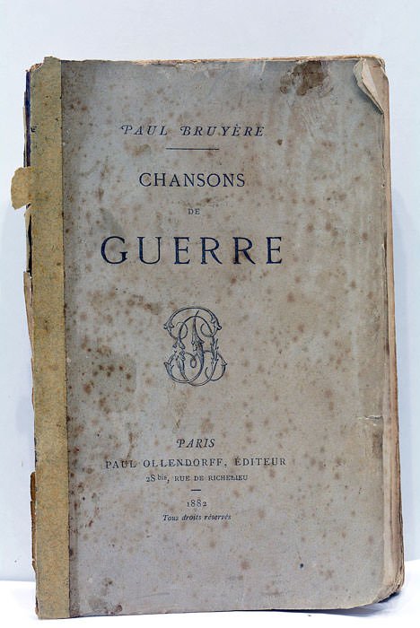 Chansons de guerre.