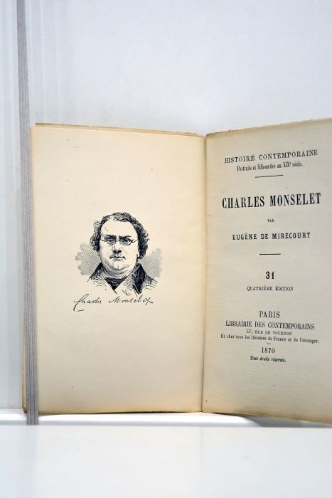 Charles Monselet. 31. Quatrième édition.
