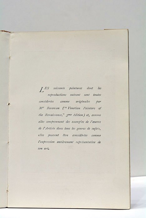 CHEFS-D'OEUVRE (LES) DU TINTORET. (1518-1594). SOIXANTE REPRODUCTIONS PHOTOGRAPHIQUES des tableaux …