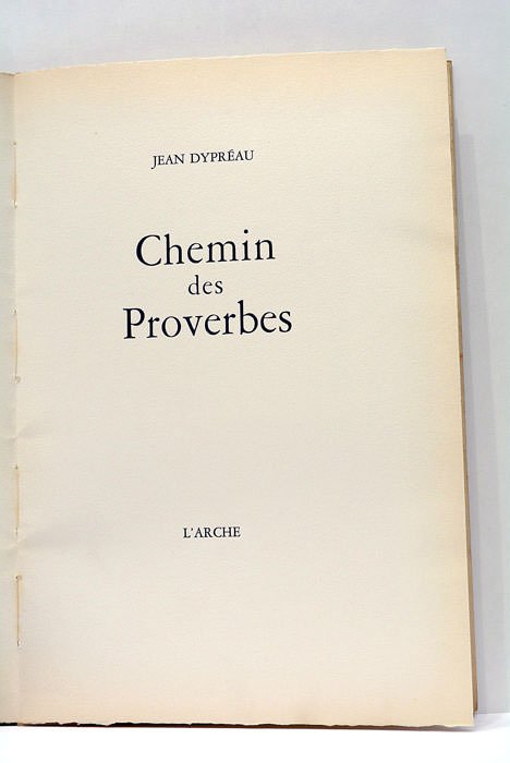 Chemin des Proverbes.
