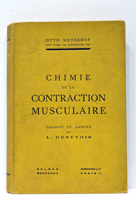 Chimie de la contraction musculaire. Traduit de l'allemand d'après un …