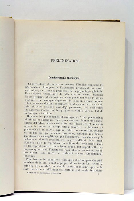 Chimie de la contraction musculaire. Traduit de l'allemand d'après un …
