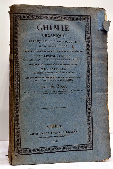 Chimie Organique appliquée à la Physiologie et à la Médecine; …