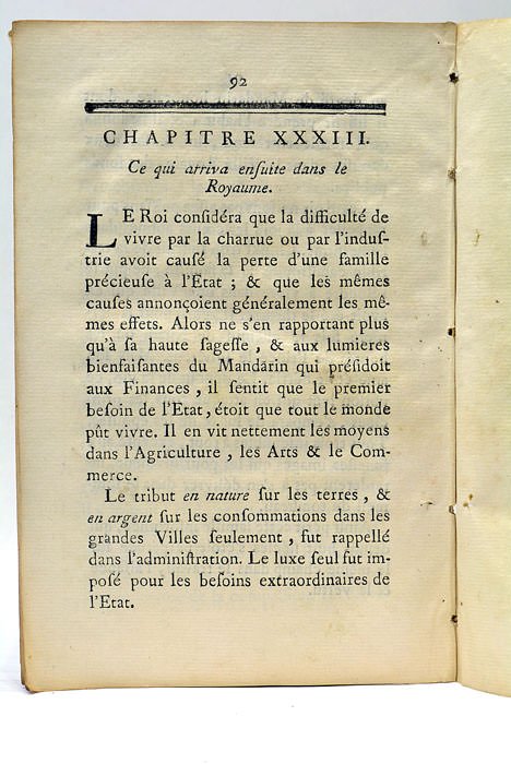 Chinki, Histoire Conchinchinoise, qui peut servir à d'autres pays.