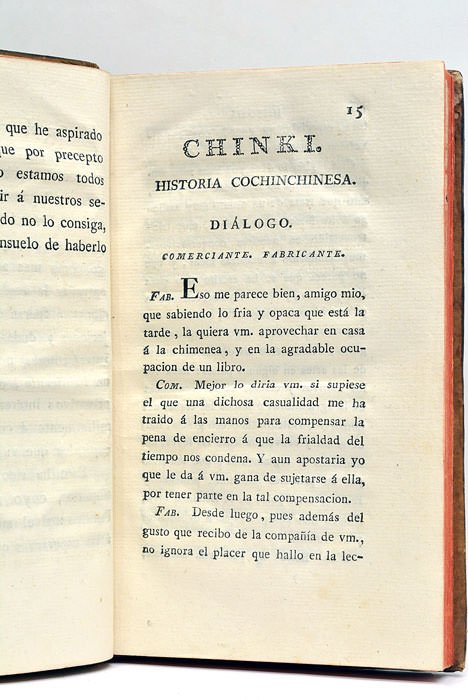 Chinki. Historia Cochinchinesa, util y aplicable a otros paises: traducida …