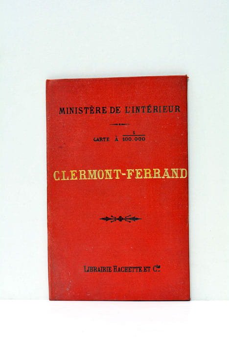 Clerement-Ferrand. Carte à 1/100.000.