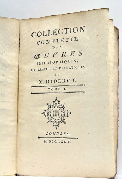 Collection complète des œuvres philosophiques, littéraires et dramatiques.