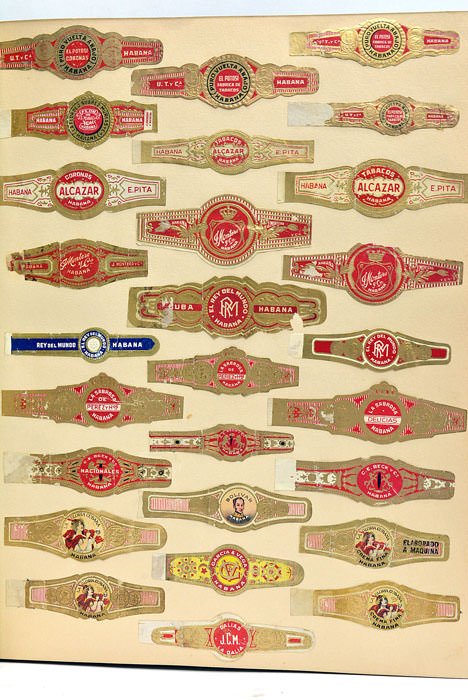 [ COLLECTION de bagues de cigares ].